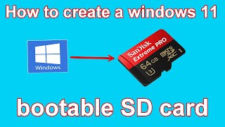 How to create a windows 11 bootable SD card [upl. by Kevan]