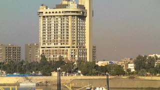 Downtown Baghdad view from the Tigris river [upl. by Ileane880]