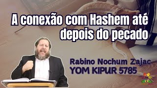 Yom Kipur 5785  A conexão com Hashem até depois do pecado  Rav Nochum Zajac Hidabroot Brasil 2024 [upl. by Cerelia]