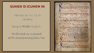 Sumer is icumen in  Pronunciation Guide [upl. by Joellen491]