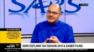 SARS explains Tax Season 2019 amp easier filing [upl. by Meurer208]