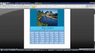 Hacer calendarios en word rapido y sencillo [upl. by Suinuj392]