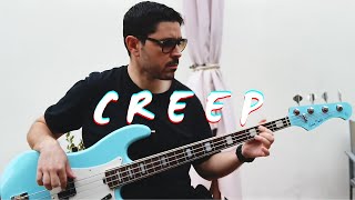 Radiohead  Creep Bass Cover 1st take [upl. by Anairdna]