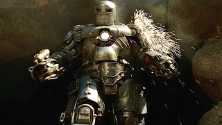 Iron Man  My Turn  Escaping the Cave  Fight Scene  Movie CLIP HD [upl. by Buehrer]