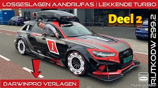 Losgeslagen aandrijfas  RS6 DarwinPro verlagen  Lekkende Turbo  Aventador aanpakken  Urus Coaten [upl. by Papageno]