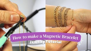 How to Weld A Magnetic Clasp Bracelet  Jewelry Tutorial Step By Step  Orion Micro Welder [upl. by Eniahs320]