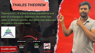 thales theorem class 10  class 10 maths 61 thales theorem  thales theorem  BPT theorem class 10 [upl. by Argus]