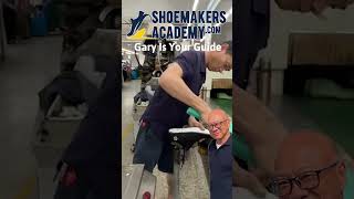 Master Shoemaker Gary Chin tours shoe factory 3 shoemaking shoemanufacturing shoeproduction [upl. by Nerehs]