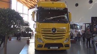 MercedesBenz Actros 1851 4x2 Tractor Truck 2016 Exterior and Interior [upl. by Olsson]