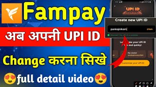 Fampay Upi Id Kaise Banaye  How To Create New Upi Id In Fampay [upl. by Botsford]