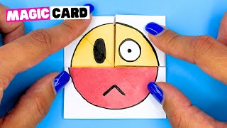 FUN origami MAGIC TRICK DIY paper trick origami face changer [upl. by Karb]