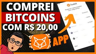 COMO USAR APP DA FOXBIT  Como Comprar e Vender Criptomoedas com R 20 [upl. by Spooner]