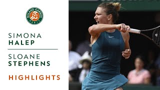 Simona Halep vs Sloane Stephens  Final Highlights I RolandGarros 2018 [upl. by Stamata575]