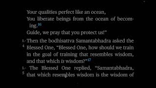 Samantabhadra Perfection of Wisdom Audiobook wtext TrNyimé Translation Committee rAngus Cargill [upl. by Rabma817]