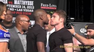 Mayweather vs Canelo Final Face Off [upl. by Katie802]