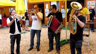 Austrian Folk Music Traditional Oompah Band Playing at Picture On Festival 110812 [upl. by Shig120]