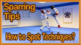 Taekwondo Sparring Tips  How to Spot Techniques [upl. by Burris]