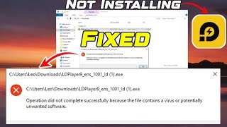 How to Fix Installing Error LDPlayer on All Windows In Just 1 Minutes [upl. by Caneghem]