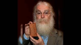 Dr Irving Finkel holding a 3770yearold tablet that tells the story of the god Enki speaking [upl. by Gnirps648]