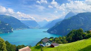 Walking to Bauen Switzerland  Hidden Gem of Lake Lucerne [upl. by Macnamara]