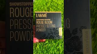 Lakme Rouge Bloom Pressed Setting Powder Short Review shorts lakme makeup viral youtubeshorts [upl. by Pellet469]