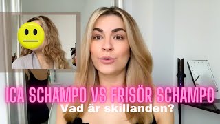 Testar ICA Schampo Och Sova Med Blött Hår Vs Frisör Schampo Och Föna Håret [upl. by Ahsropal]