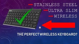 BEST WIRELESS KEYBOARD UNDER 20 Arteck Wireless Keyboard Review [upl. by Mohsen]