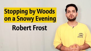 Stopping by Woods on a Snowy Evening by Robert Frost in hindi [upl. by Eirrehc502]