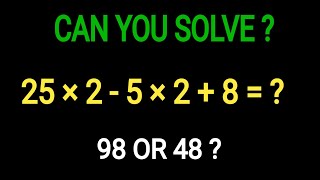 Can You Solve This Mental Maths Operation  Math Antics  PEMDAS [upl. by Dusty]