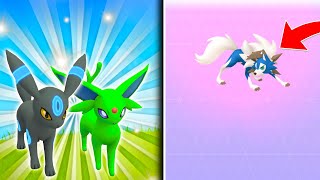 HOW TO GET DUSK FORM LYCANROC IN POKEMON GO Shiny Eeveelution SPAWNS  Lustrous Odyssey [upl. by Hubie]