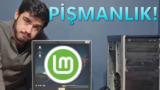 Linux Mint İlk Bilgisayarımda Hiç Olmadı 🥲 [upl. by Anomar]