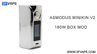 Asmodus Minikin V2 180W Box Mod [upl. by Peterson765]