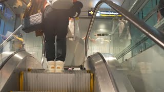 Sweden Stockholm Arlanda Airport 1X escalator [upl. by Fotinas]