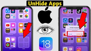 So blenden Sie Apps unter iOS 18 wieder ein  So entsperren Sie Apps auf dem iPhone [upl. by Dorena]