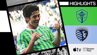 Seattle Sounders FC vs Sporting Kansas City  Full Match Highlights  September 15 2024 [upl. by Arvo]