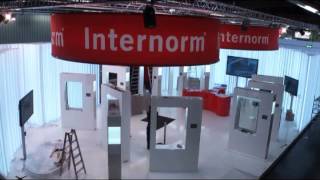 Internorm KonzernMessestand Aufbauarbeiten [upl. by Blood67]