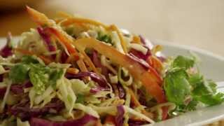 How to Make AsianStyle Coleslaw  Salad Recipes  Allrecipescom [upl. by Hymie]