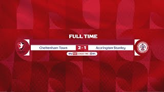 HIGHLIGHTS Cheltenham Town 21 Accrington Stanley [upl. by Yzus]