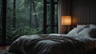 Heavy Rain amp Thunder  Rain sounds for Sleep  1 hour rain sounds for sleep [upl. by Adonis235]