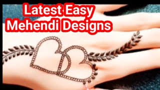 Latest Easy Mehendi Designs  Making Mehedi video  Mehendi Designs video Angelstipsforall [upl. by Barker328]