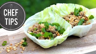 Easy Lettuce Wraps Recipe [upl. by Brie]