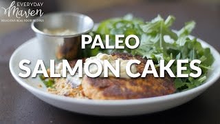 Paleo Weeknight Salmon Cakes Recipe [upl. by Kidd]