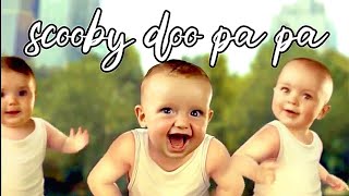 Baby Dance Video competition  Bom Diggy Bom Song  Scooby Doo Pa Pa  music  funny  dance [upl. by Ycniuqal608]