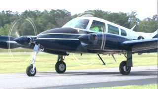 Cessna 310 ride 2 at KFRR 9812 [upl. by Korrie505]