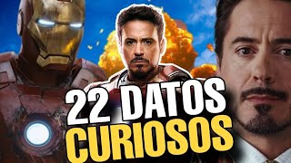 IRON MAN  22 DATOS CURIOSOS  ironman ironman3 ironman2 [upl. by Norvil795]