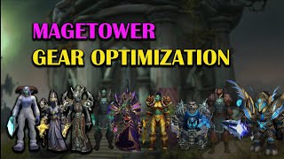 Magetower Gear Optimization  Tips during Bugged season  During The War Within Prepatch 1100 [upl. by Raimes]