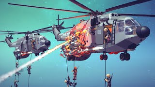 Helicopter Crashes amp Shootdowns 36  Besiege [upl. by Lakim933]