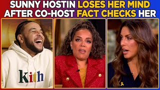 Sunny Hostin LOSES HER MIND After CoHost FACT CHECKS Her [upl. by Amalia]