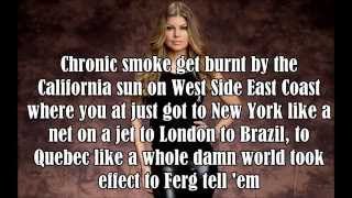 LA Love  Fergie FT YG  Lyrics [upl. by Enilekaj]