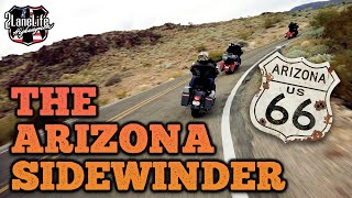 Riding Harleys on the Route 66 Arizona Sidewinder  Kingman to Oatman AZ  2LaneLife Clips [upl. by Hsiekal]